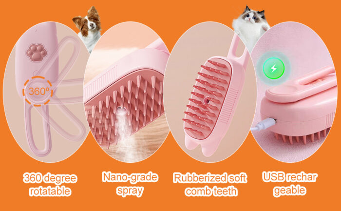 Pet Steam Brush