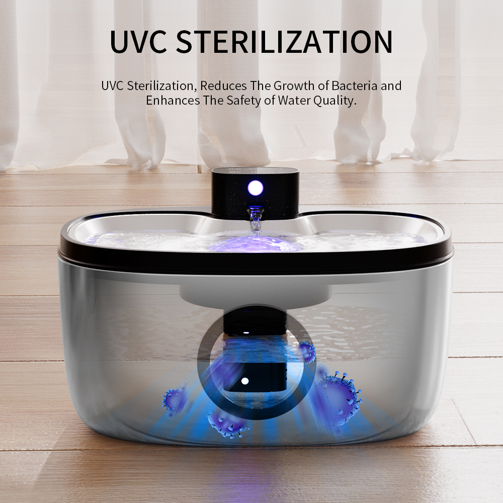 PW-11 Pet Water Fountain Stainless
